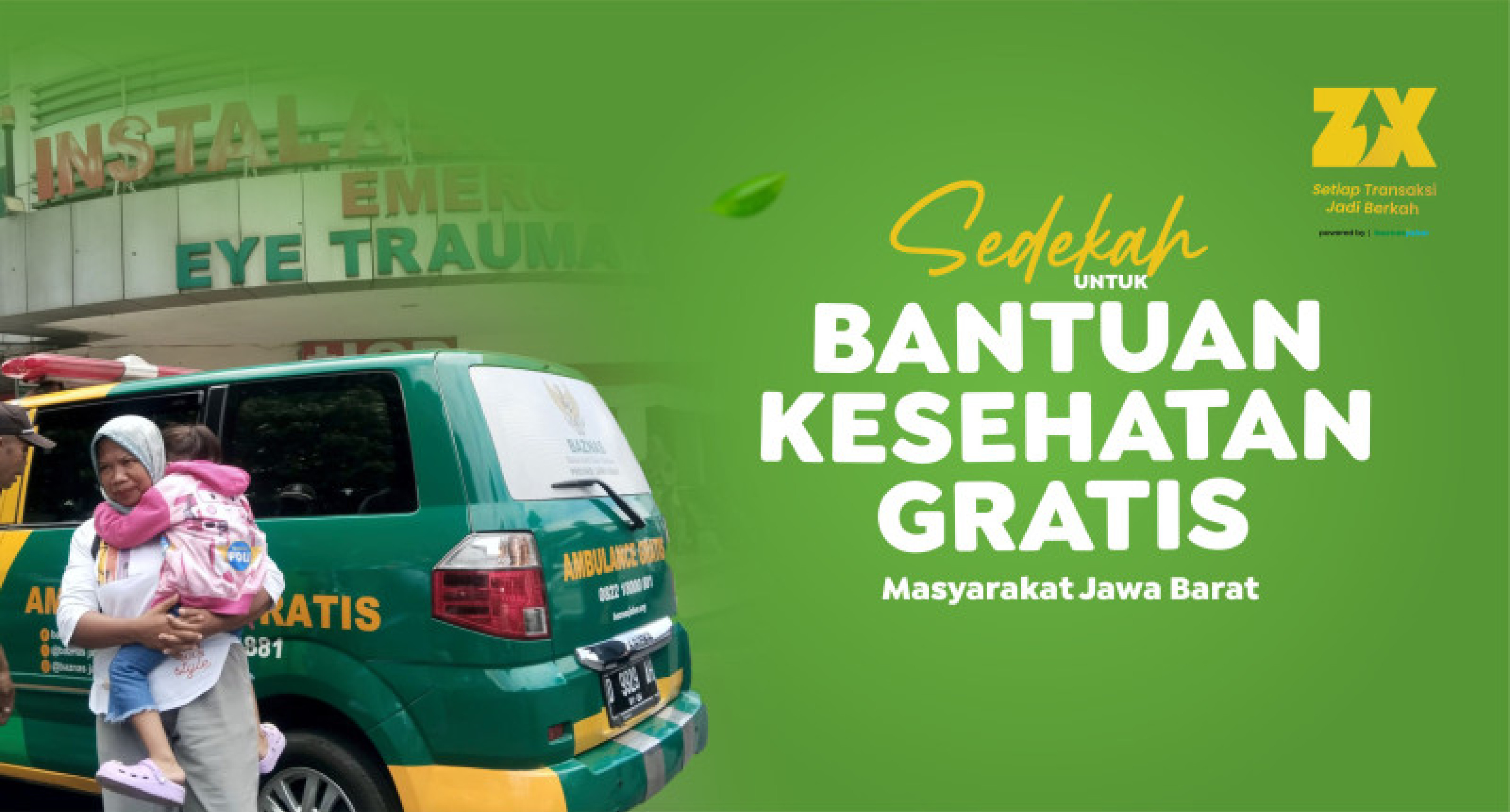 Sedekah untuk Bantuan Kesehatan Gratis